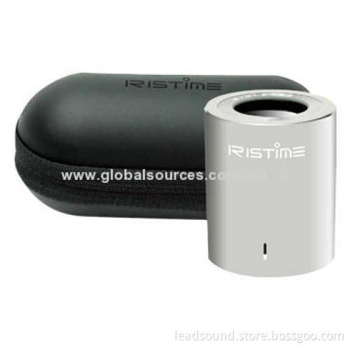 Portable Bluetooth Speaker in Black, Silver and Luxury Gold, Built-in Microphone, Handsfree, Palm